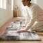 Tapis gris anthracite à poils longs Alban-32264349