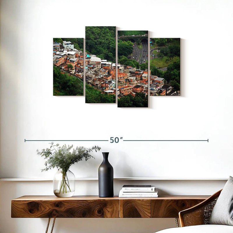 Rio Favelas, H 22 po x l 36 po