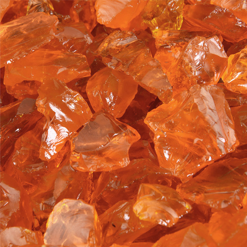 Bermuda Blue Crushed Fire Glass for Fire Pits and Fireplaces