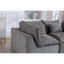Canapé d'angle modulaire surdimensionné Cloud Couch de 190 cm de large, canapé confortable et relaxant avec assise large et profonde, revêtement en tissu gaufré 2 places.-2133458296