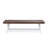 Outdoor Carlisle Benches, Sandblasted Dark Brown + White(Set Of 2)-145126196
