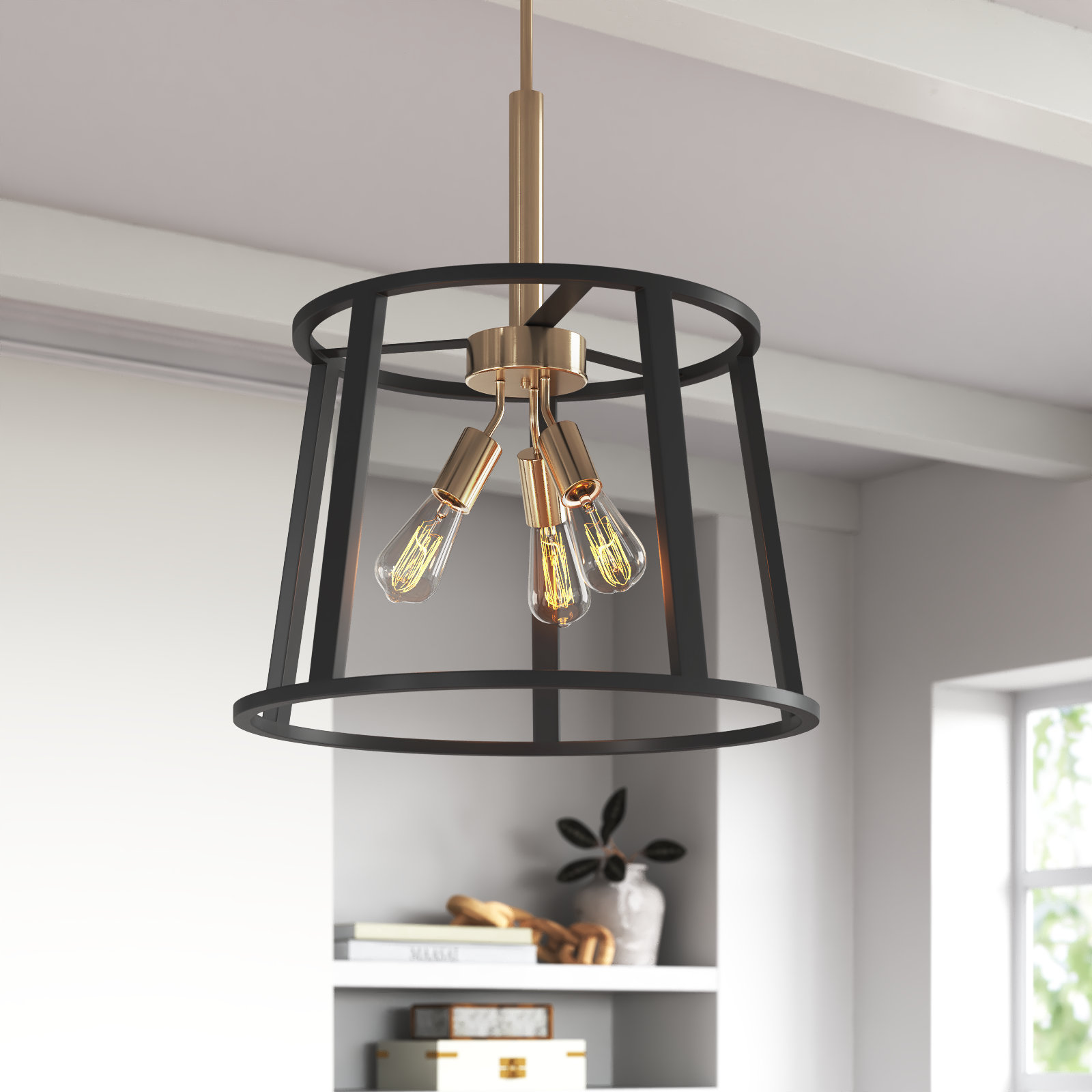 Brielle 3 - Light Dimmable Geometric Chandelier