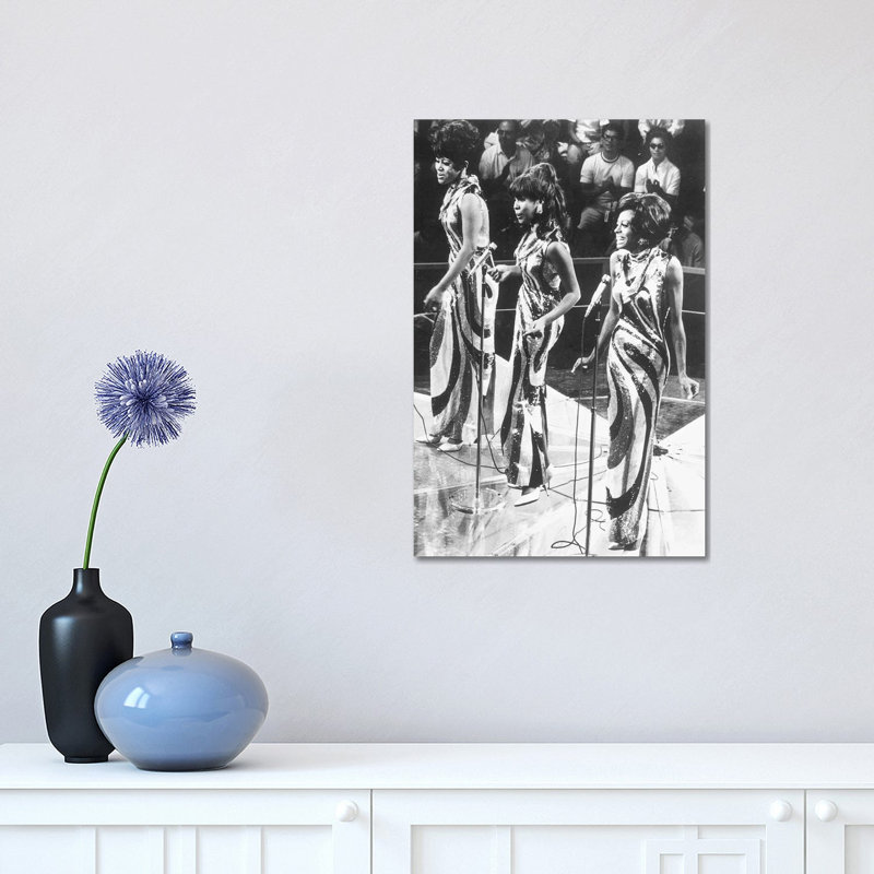 The Supremes, C1963 - Wrapped Canvas Print, 30.48 cm H x 45.72 cm W