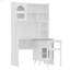 Bureau d'ordinateur multifonctionnel avec bureau rotatif et armoires de rangement-118362879