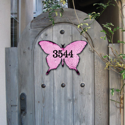Fixation murale papillon