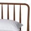 Lit plateforme grand noyer brun avec tête de lit Chester Chester Baxton Studio Maeron