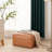 Modern Elegance Square PU Leather Ottoman
