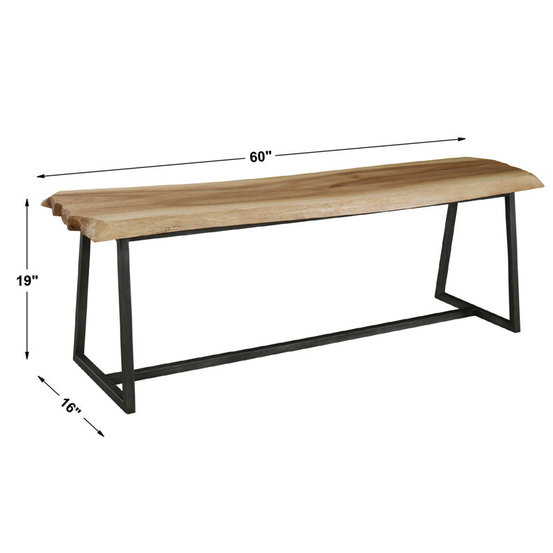 Myres Solid Wood Dining Bench