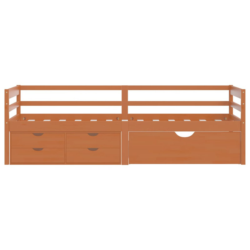 Steffens EU Single - 90 X 200 Cm Storage Bed, Brown