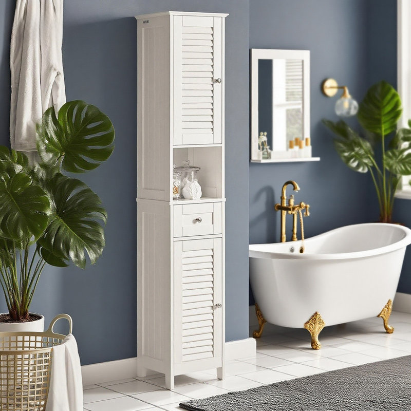 Lyonsdale Linen Cabinet, White