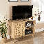 Anelise 1 Rattan Door Open Shelving Sideboard Cabinet Storage Unit