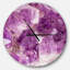 Horloge murale mauve améthyste mauve-34141156