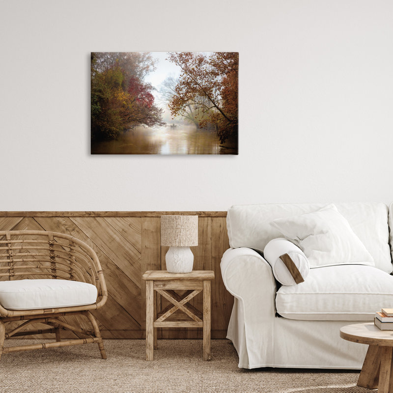Toile «In The Mist Of Autumn», conception par Celebrate Life Gallery, H 16 po x l 24 po