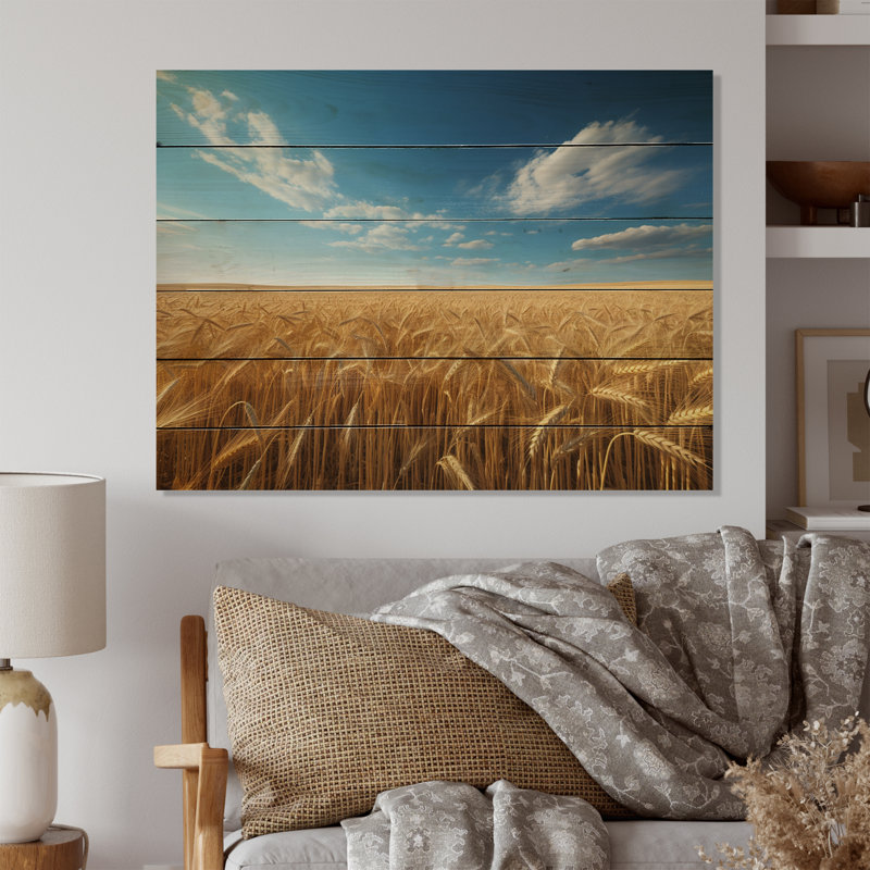 Canada Prairie Dreams sur impression sur bois, H 30 po x l 40 po x P 0,78 po