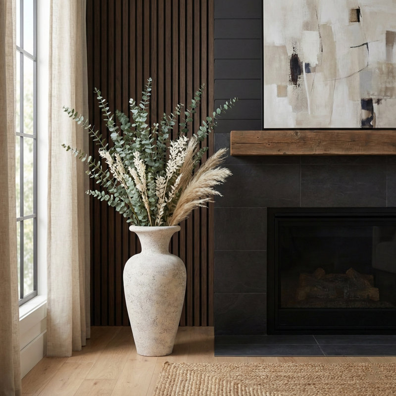 Vase en terre cuite rustique Krystaline