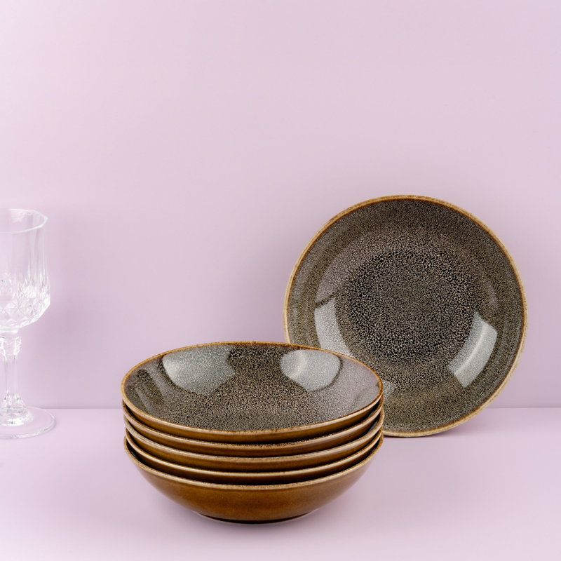 Assiette creuse en porcelaine | Assiette creuse ronde coupe vitale | 7,09 x 7,09 x 1,81 po