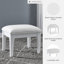 Tabouret de coiffeuse Seandell Cosper