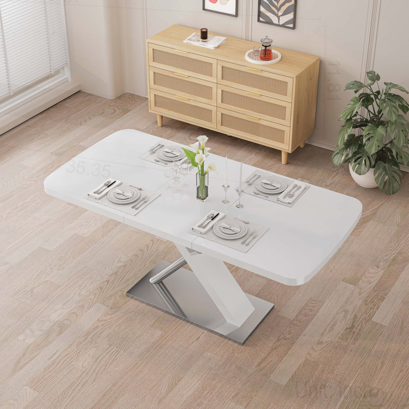 Martsen Ksajlpo rectangulaire, Blanc, H 29,92 po x L 47,24 po x l 31,49 po