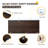 Paup 48" Wall Mounted Double Bathroom Vanity Set, Floating Bathroom Vanity with Resin Basin Sink Top, 4 Drawers-822978598