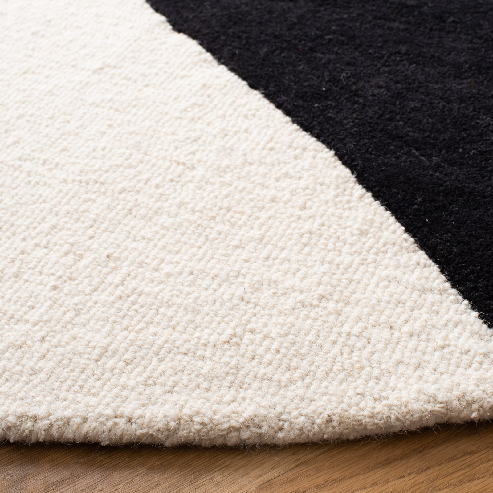 Felipe Wool Ivory / Blue Rug, Runner 2'3" x 10'
