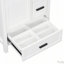 Meuble-lavabo de 24 po avec lavabo en céramique, porte à fermeture douce, tablette et tiroirs-609411623