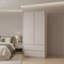Jonathin 2 Door Solid + Manufactured Wood Wardrobe-1249795854