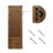Accent Rectangular Windowpane Wood Mirror