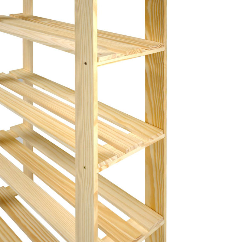 Utility 29.53'' W Solid Wood Shelving Unit, Natural