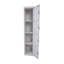 Steel 4 - Tier 38cm Home Locker with Key