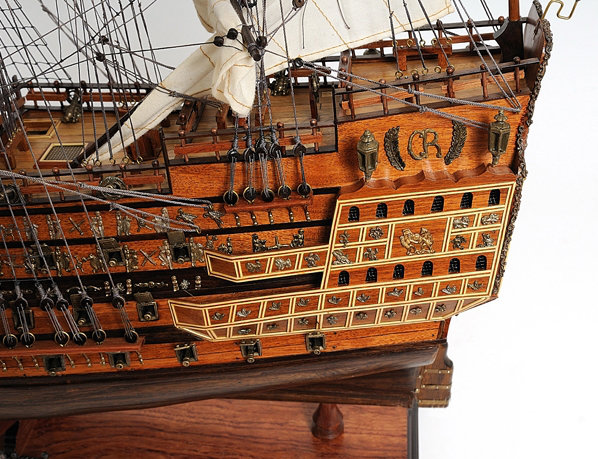 Sovereign of the Seas Mahogany and Cedar Wooden Model Ship