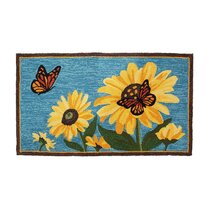 Custom Kitchen Mat,sunflower Mat,personalized Kitchen Floor Mat,high-elastic  Anti-fatigue Mats,thick and Soft Rug,decorative Kitchen Carpet 