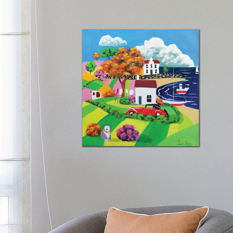 New Car by Gordon Bruce - Wrapped Canvas Print, 66.04 cm H x 66.04 cm W x 1.91 cm D