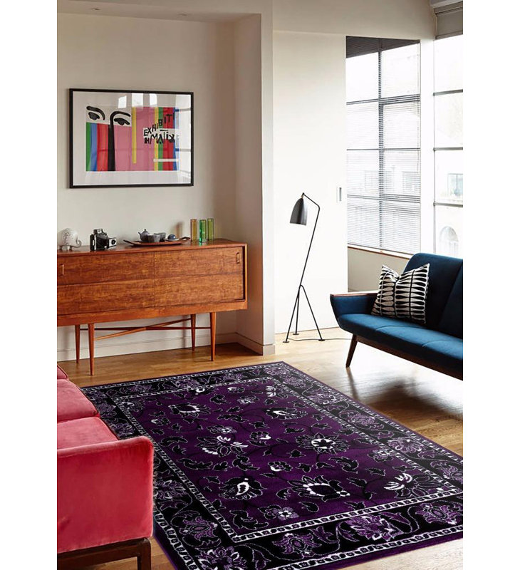 Tapis pourpre, Rectangle 7'10" x 10'2"
