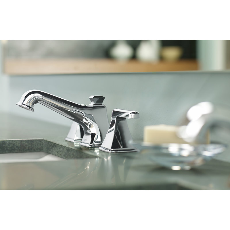 Connelly® Widespread Bathroom Faucet with Drain Assembly, Polished Chrome