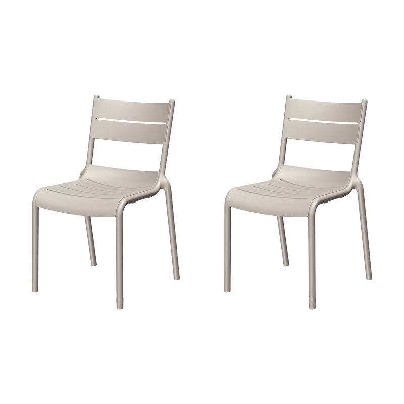 Loar Stackable Side Chair, Beige