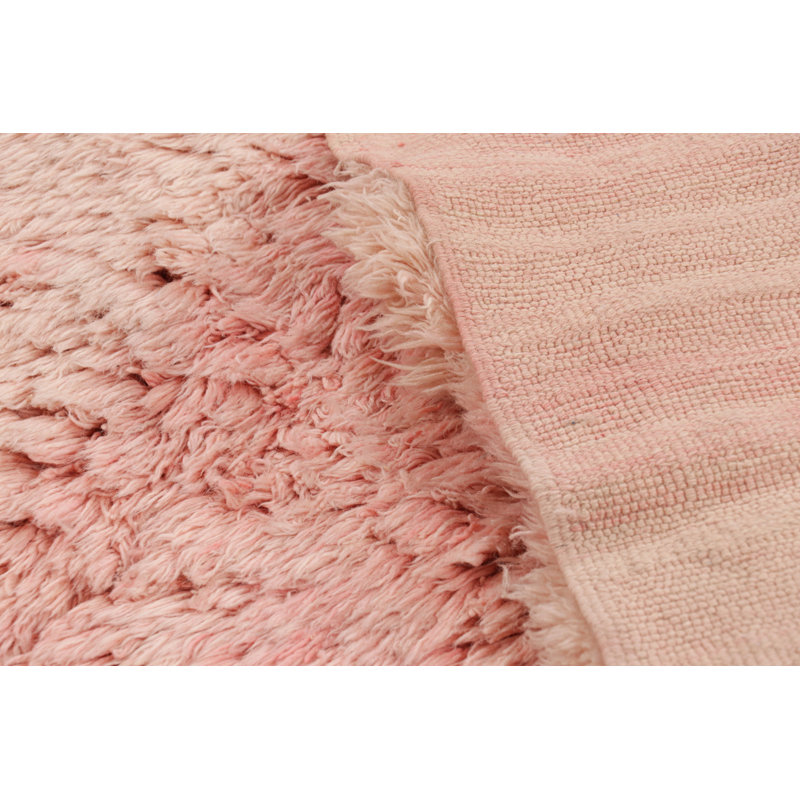 Rug & Kilim’S Oversized Moroccan Rug In Light Pink High Pile