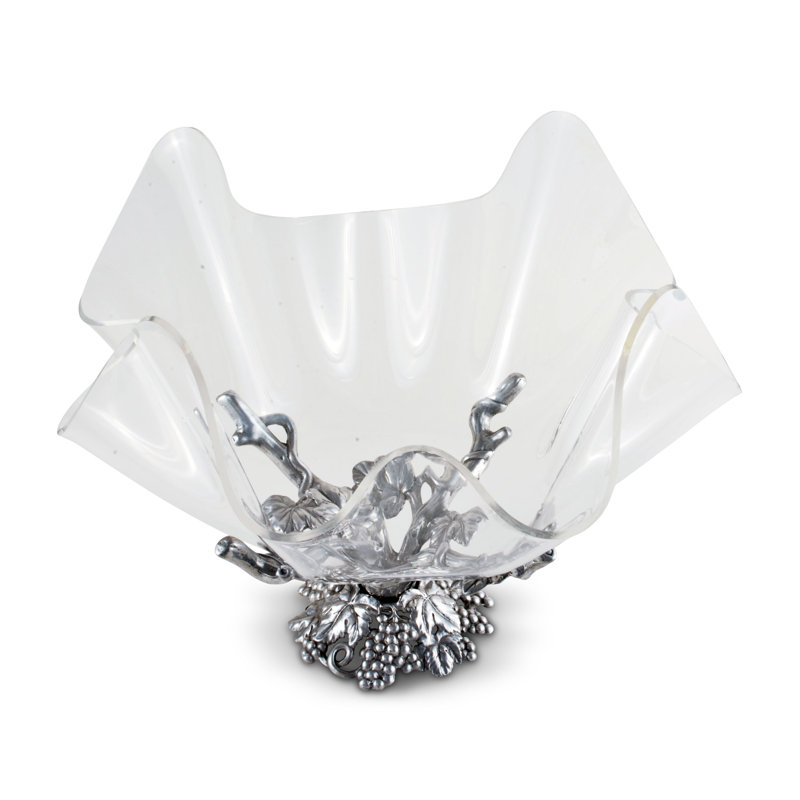 Arthur Court Designs Grape Aluminum Fruit Bowl