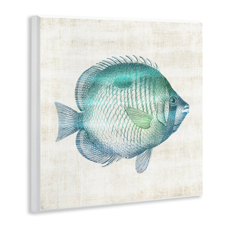 «Fish Impression Sea Life», plaque murale par Susan Arnot