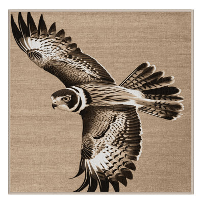 Washable Northern Harrier Birds Area Rug