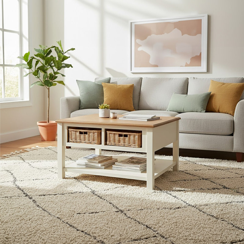 Tildenville Four Leg Coffee Table with Storage