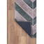 Tapis décoratif vert patchwork-663389890
