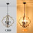 19.49” 4 - Light Candle Style Lantern Geometric Chandelier-1415302577