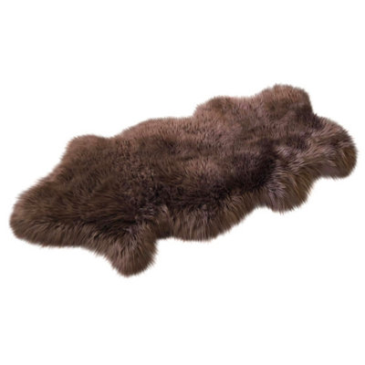 Whisenhunt Performance Faux Sheepskin Washable Indoor Rug
