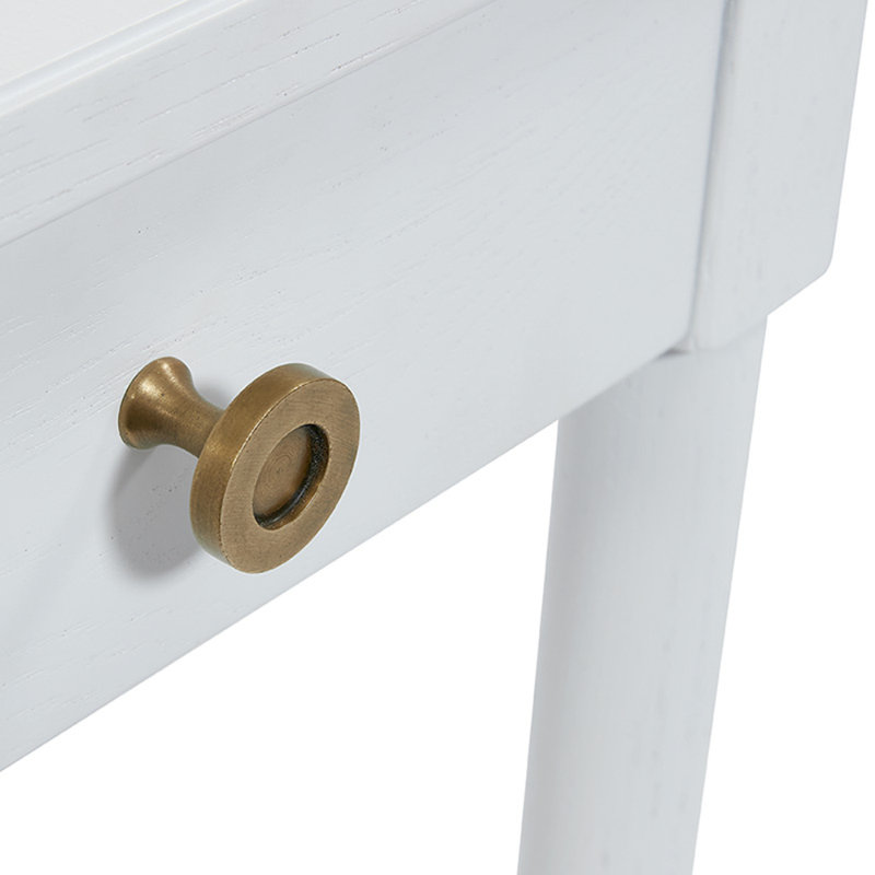 Tradd End Table, Alabaster