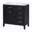 Elzadie Single Bathroom Vanity with Ceramic Top-331270630