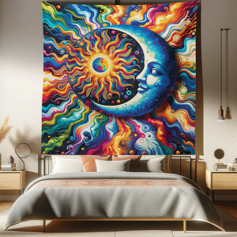 Tapisserie en microfibre, H 88 po x l 88 po