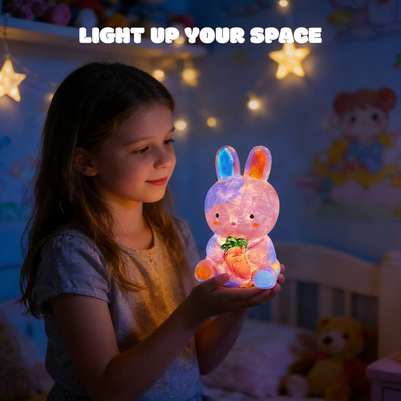 DIY Bunny Night Light Craft Painting Kit