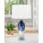 Sabbia 28 in. Blue and White Table Lamp