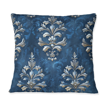 Coussin décoratif glamour à motif damassé glamour I