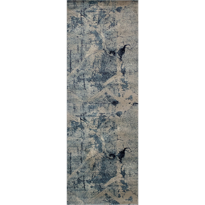 Kelson Abstract Indoor Rug, Runner 2'2" x 6'